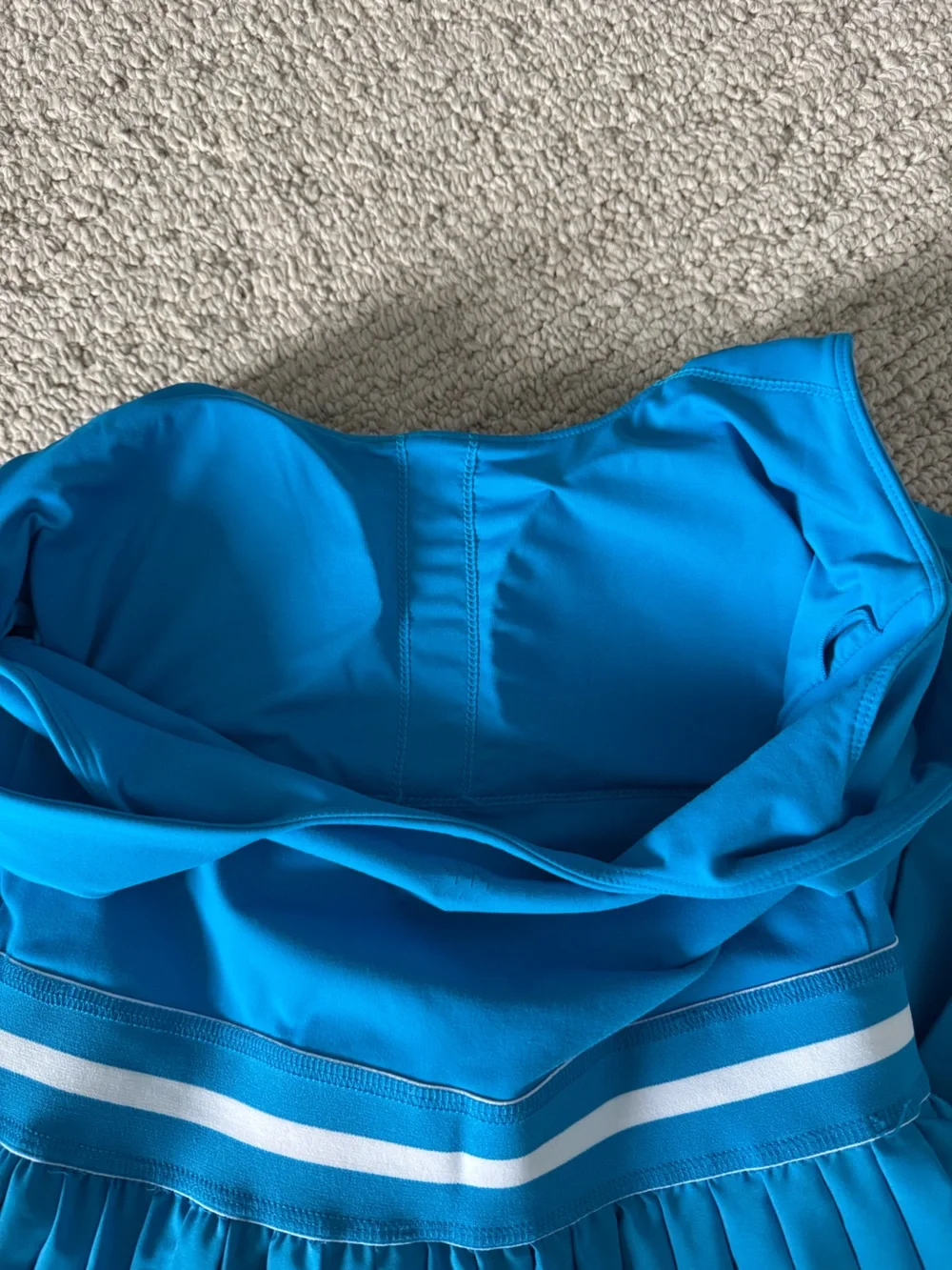 all in motion bright blue active sport dress, size small; pockets! - Picture 8 of 9